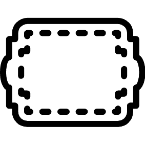 Gestrichelter Rahmen